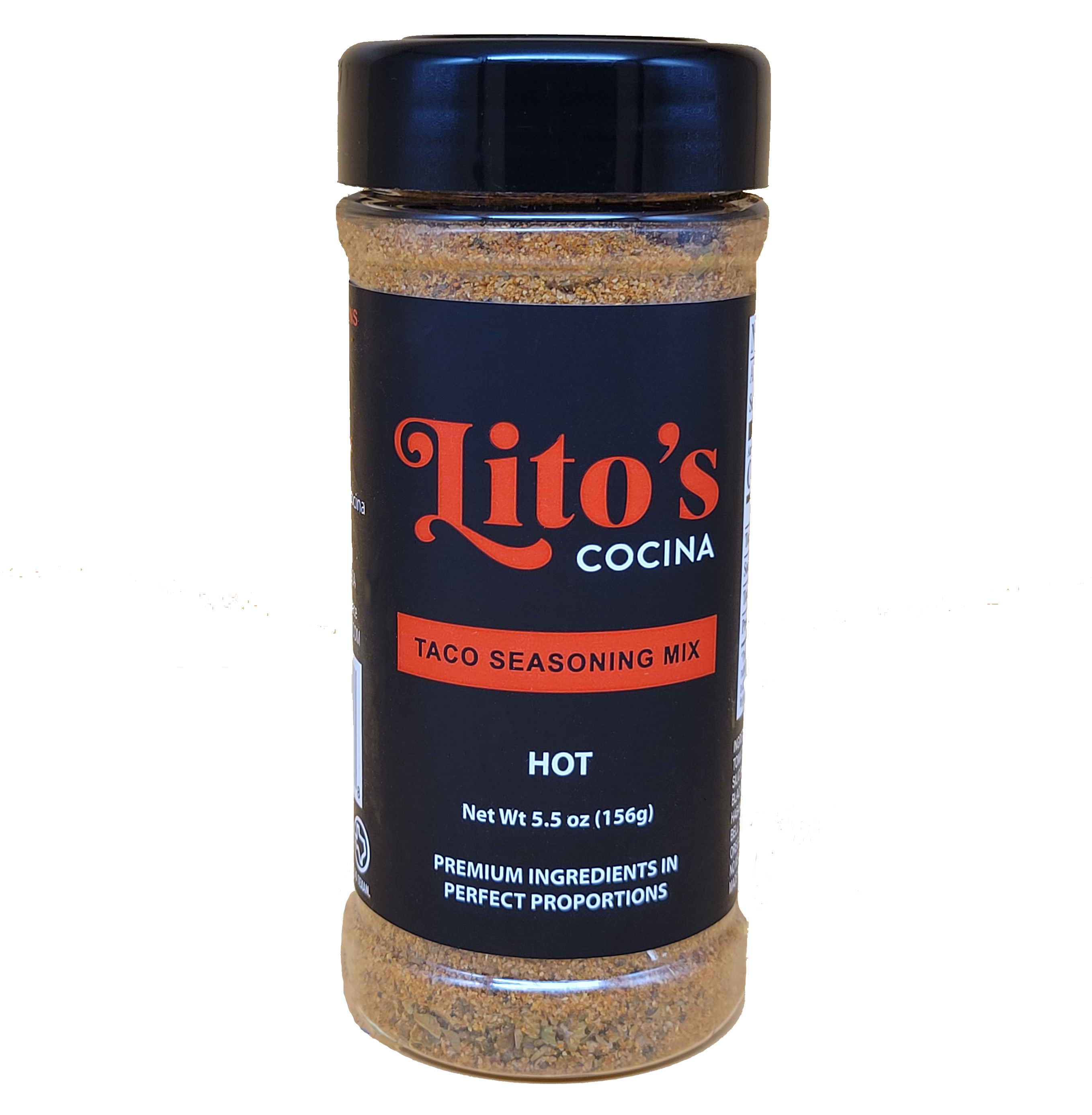 Hot Taco Seasoning Mix 5.5oz Jar